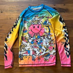 Newaza Apparel Men’s Rash Guard - Large - Happy Grappler Jiu Jitsu